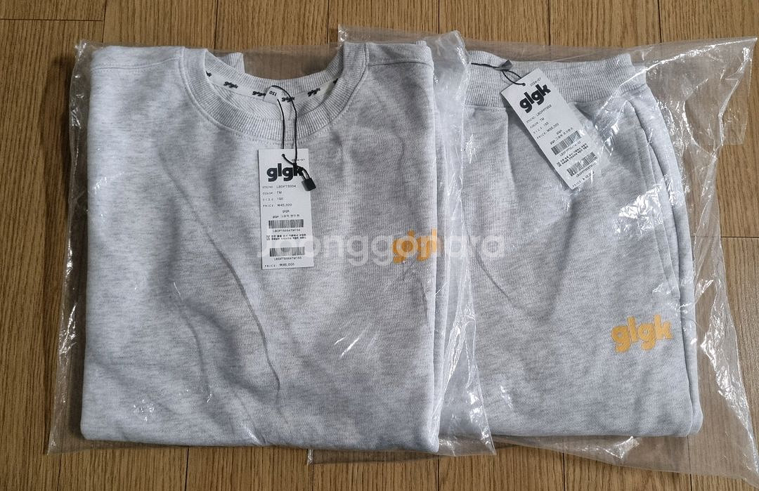 히로 glgk 그래픽 맨투맨/조거팬츠 150--0