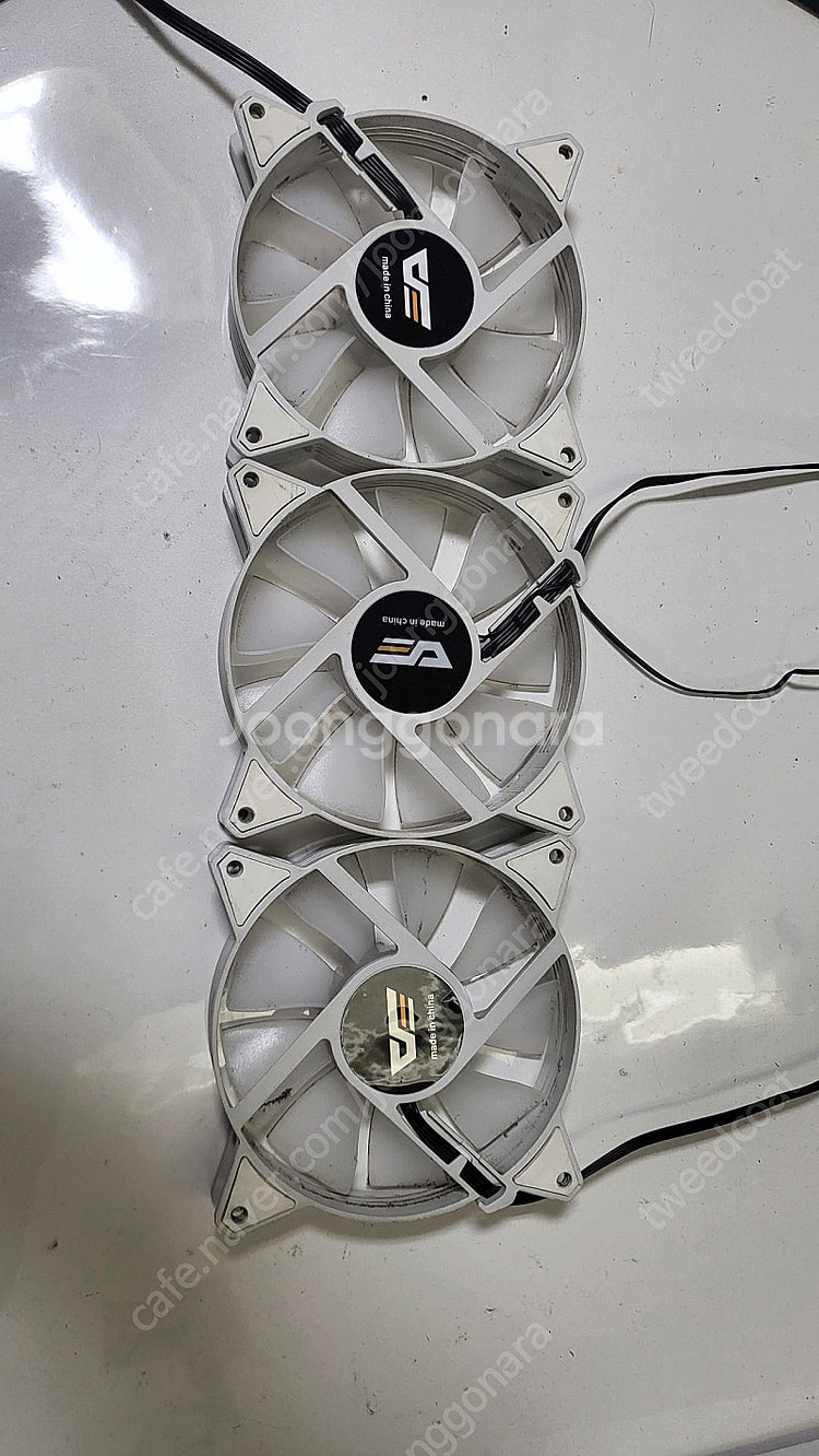 다크플래쉬 C6MS 120mm 쿨러 쿨링팬 화이트, 핑크--0