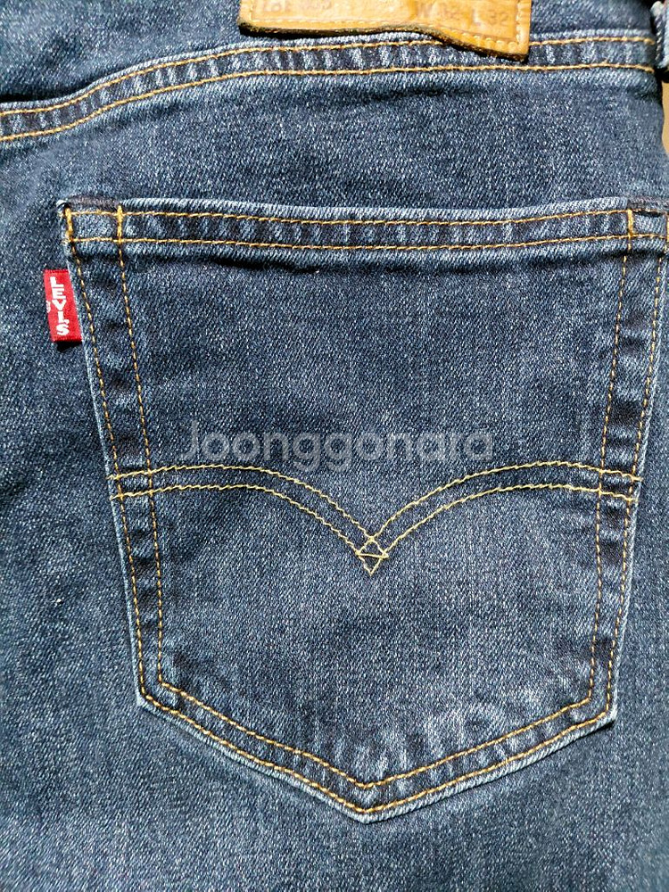 [리바이스505]프리미엄 스트레이트핏 데님 청바지 32사이즈--2