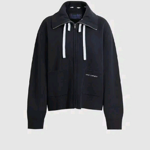 럭키슈에뜨 Big Collar 니트 가디건 네이비