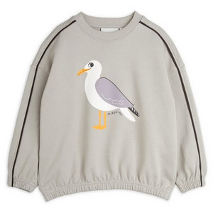 (새상품, 정품) 25ss 미니로디니 바다 갈매기 스웻셔츠, 그레이 140/146