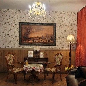 앤틱 스타일 암체어 티세트