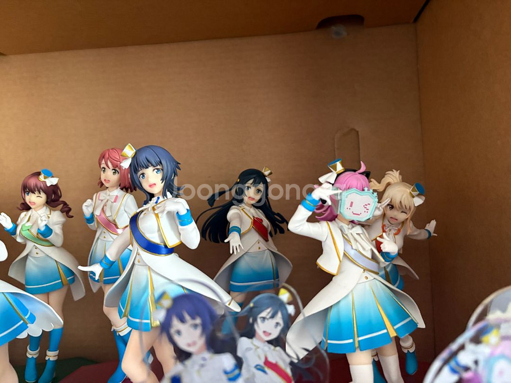 러브라이브 니지동 니지가사키 9인 피규어 아크릴 스탠드 일괄--2