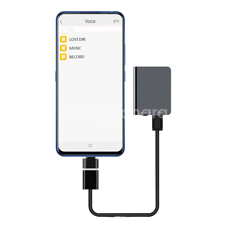 디큐브 초소형 슬림 녹음기 강의녹음기 16GB + 리더기--4