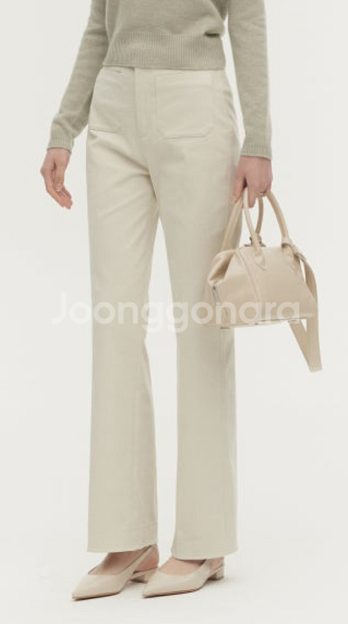시에 sie 알리 코튼 팬츠 크림S--0