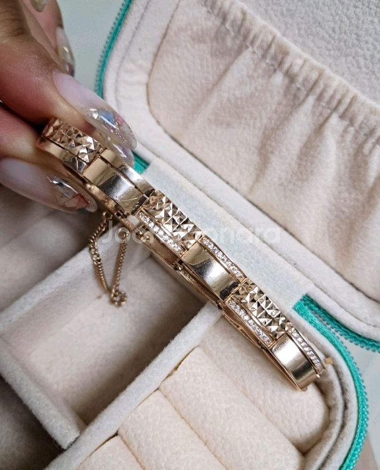 14k 로즈골드 마디 스틱팔찌 금값도안됨 중나최저가--0