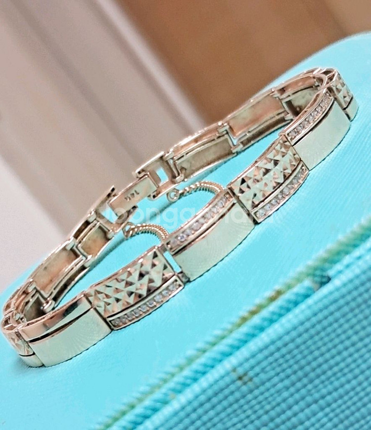 14k 로즈골드 마디 스틱팔찌 금값도안됨 중나최저가--3