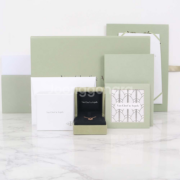 반클리프앤아펠 스위트 알함브라 펜던트 18k 로즈골드 목걸이 VCARN59M00--1