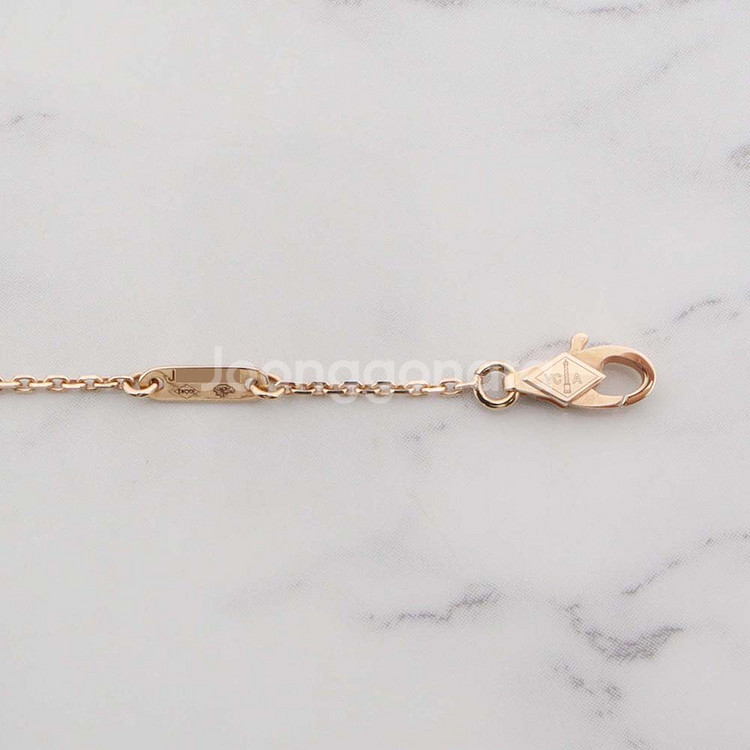 반클리프앤아펠 스위트 알함브라 펜던트 18k 로즈골드 목걸이 VCARN59M00--5