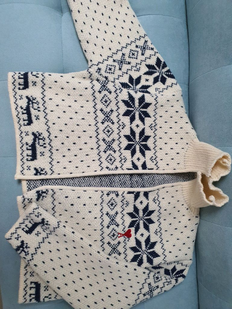 새거 아미집업 아미눈꽃집업 니트집업 크롭니트 크롭집업 이미지