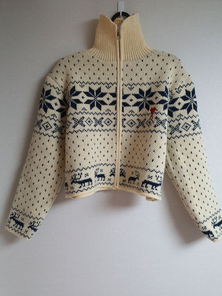 새거 아미집업 아미눈꽃집업 니트집업 크롭니트 크롭집업 이미지