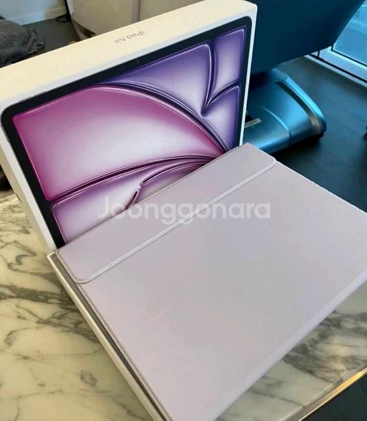 iPad Air 6세대 M2칩 퍼플 13인치--2