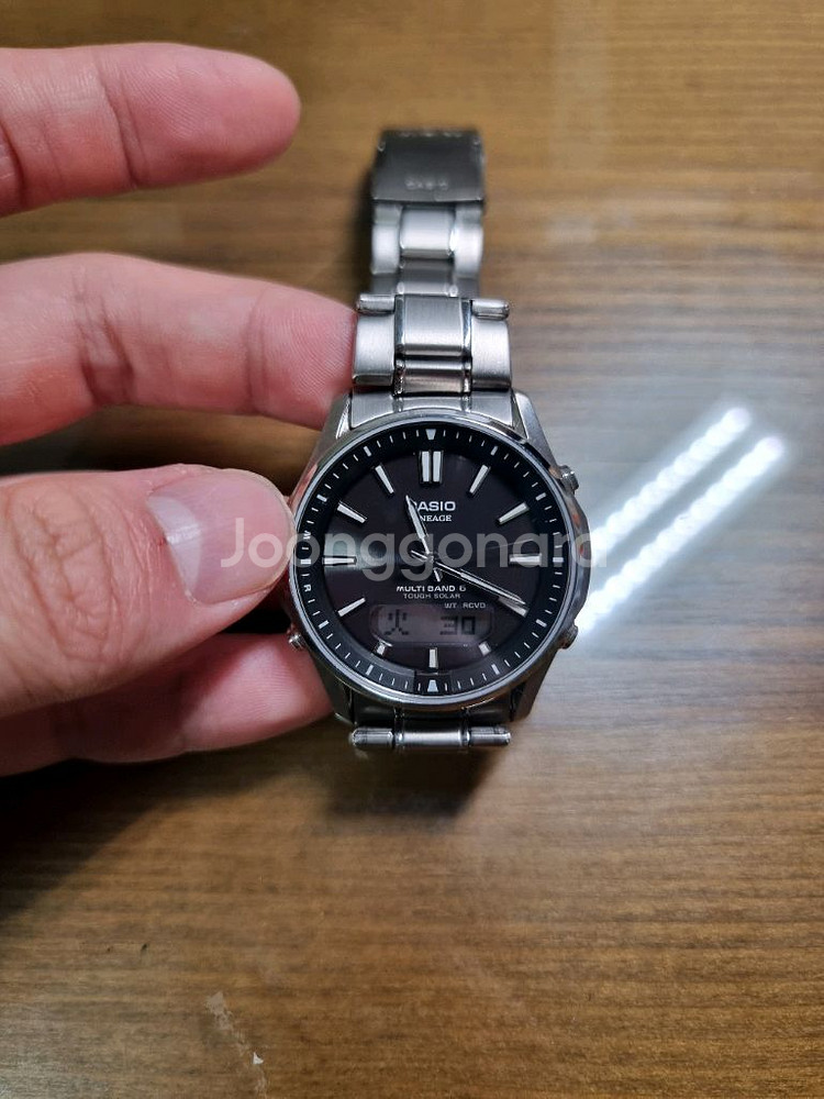 카시오 리니지 lcw m100tse 지샥 멀티밴드 솔라--2