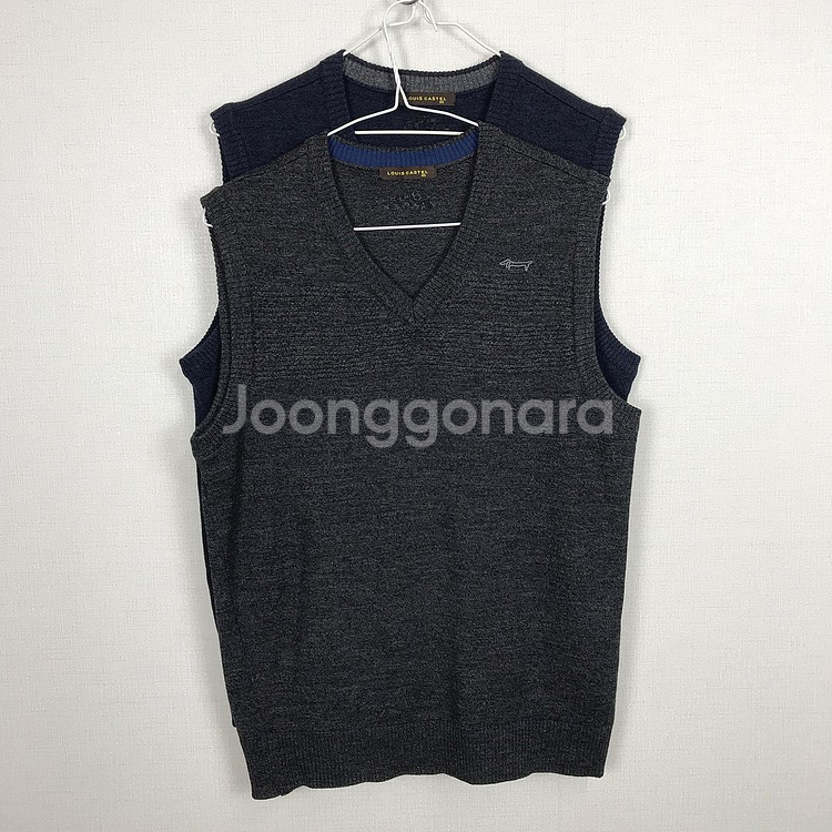 루이까스텔 니트 조끼 2종 남성95--0