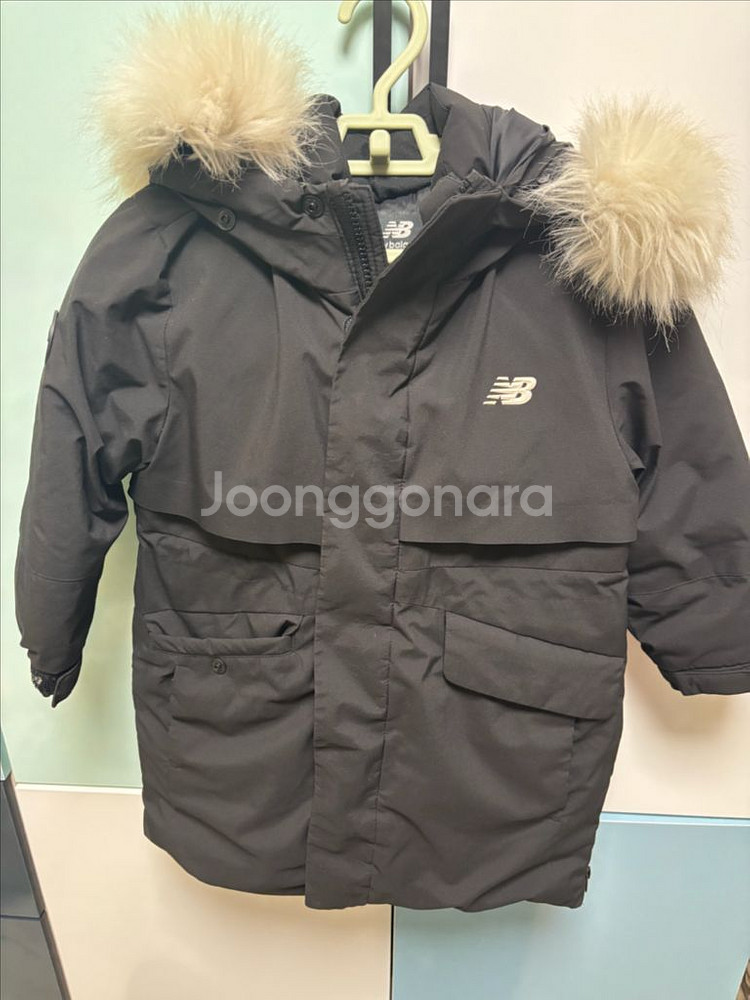 뉴발란스 키즈 겨울 패딩 110 (경량패딩 탈부착 가능해요)--0