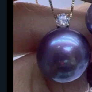 18k담수진주팬던트