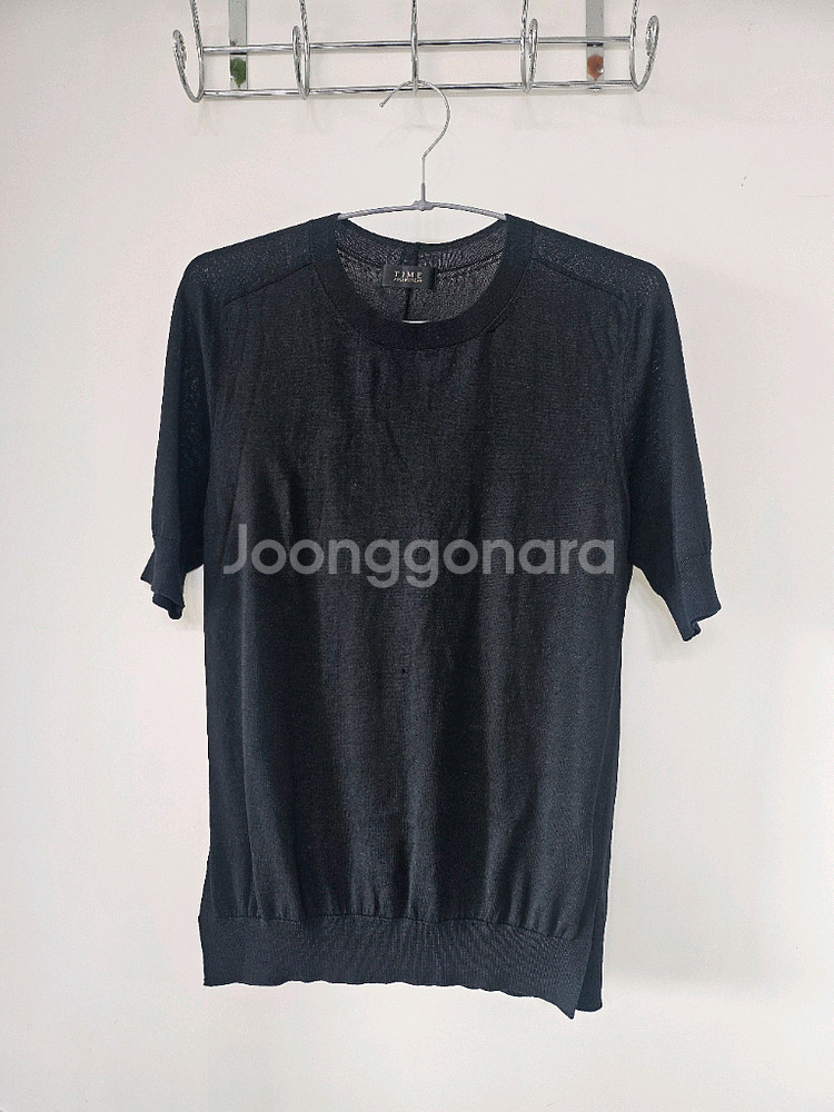 여성 니트 반팔 티셔츠--0