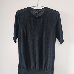 여성 니트 반팔 티셔츠