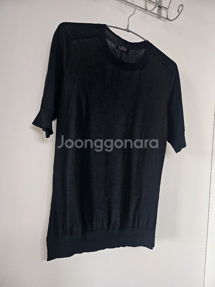 여성 니트 반팔 티셔츠--1