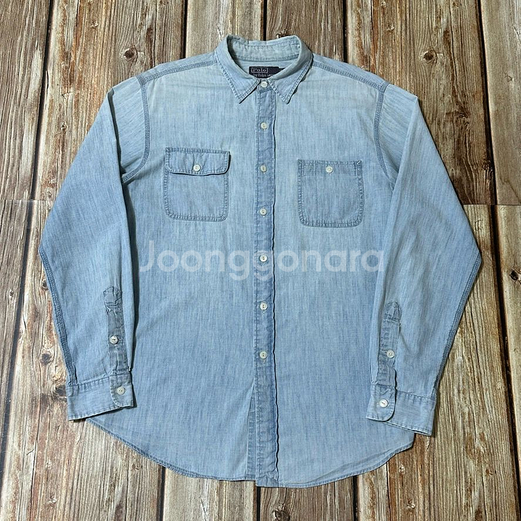 90s 폴로랄프로렌 샴브레이 셔츠 L 사이즈--0