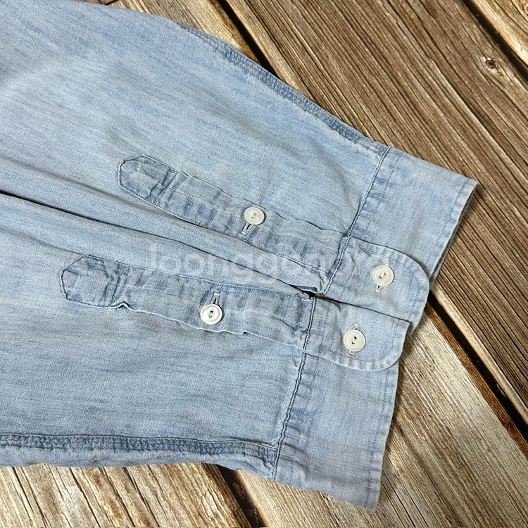 90s 폴로랄프로렌 샴브레이 셔츠 L 사이즈--6