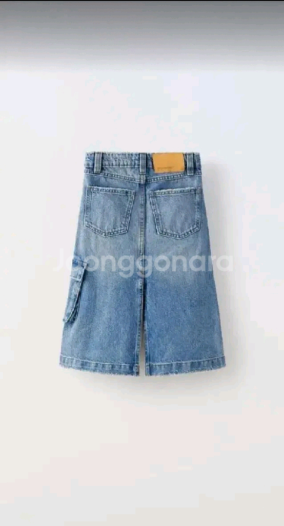 자라키즈 포켓 미디 데님 스커트 새상품--1