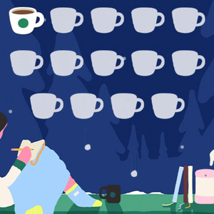 스타벅스 프리퀀시 일반스티커