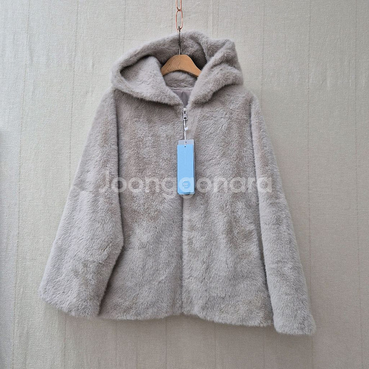 새제품 LBL 25년6월제품 밍크퍼후드자켓 66~77--0