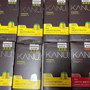 (새상품)카누 네스프레소 호환캡슐 싱글오리진 에티오피아,콜롬비아