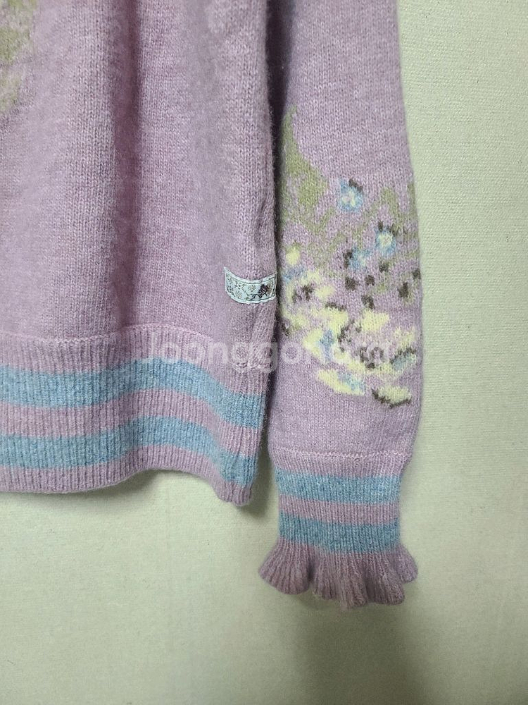 써스데이아일랜드 플라워 풀오버 니트--2