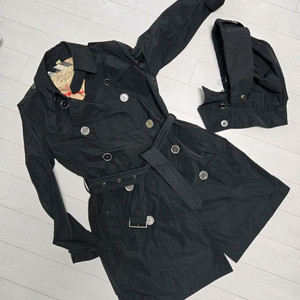 버버리 발모랄 브릿 여성 트렌치코트uk8