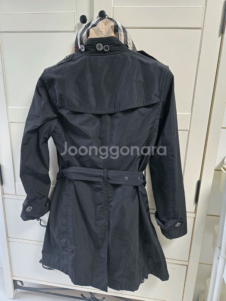 버버리 발모랄 브릿 여성 트렌치코트uk8--2