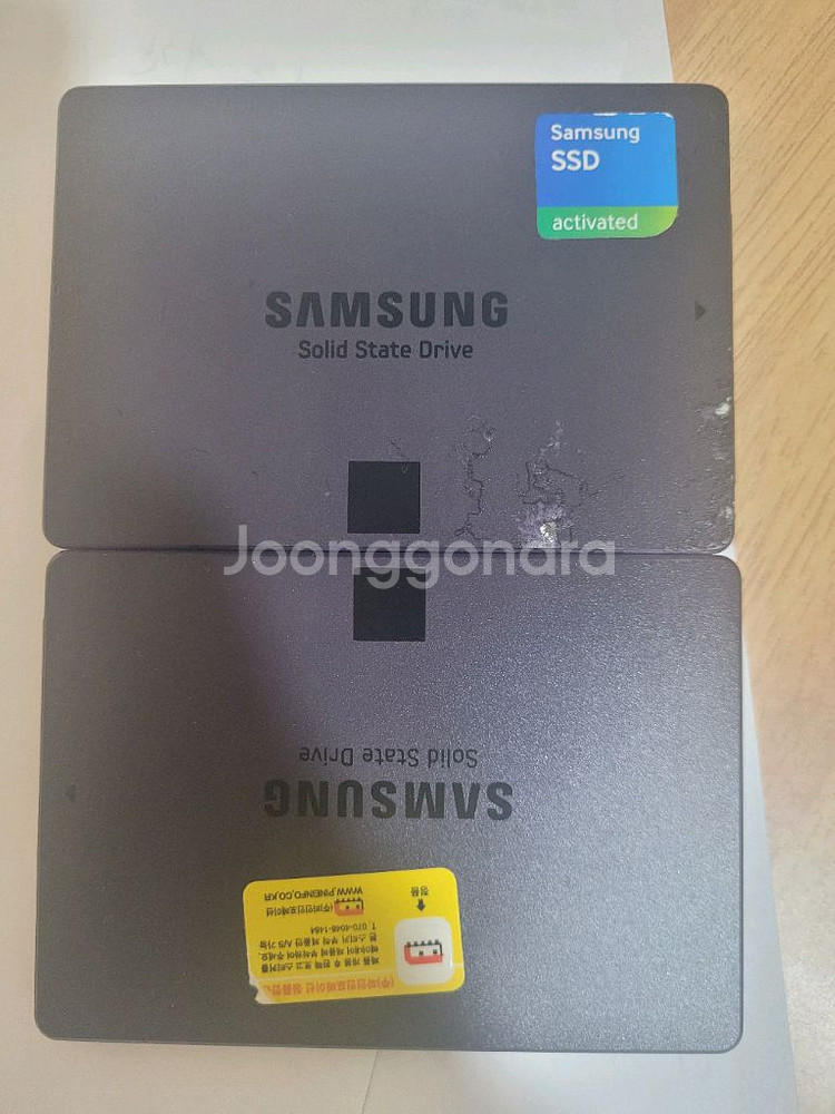 삼성 EVO SSD 120GB 2개 급처분--0