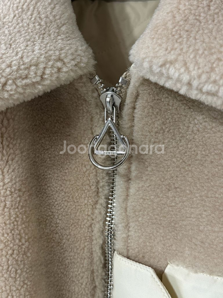 [50] 솔리드옴므 플리스 쉘파카 자켓 아이보리--3