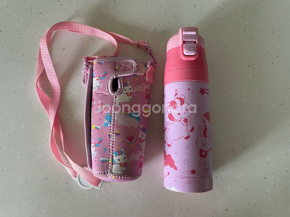 스케이터 원터치 보온보냉 물병 470ml--0