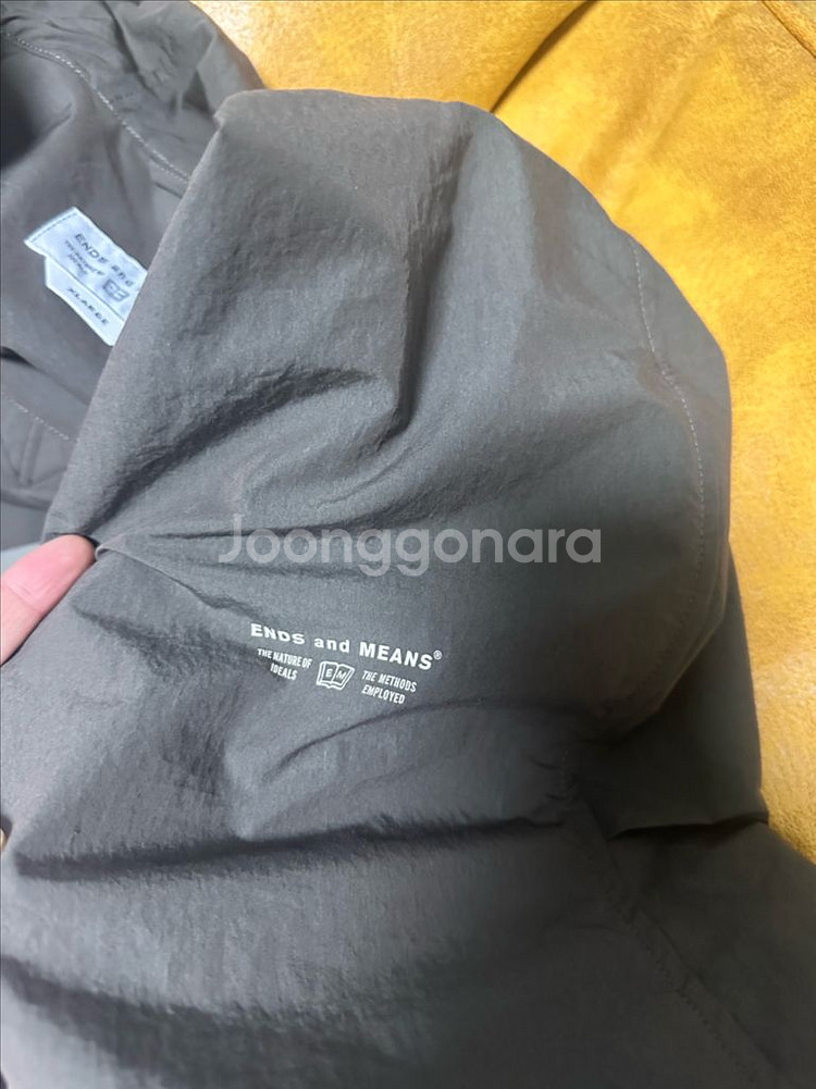 (xl) 엔즈앤드민즈ends and means트레블 하프파카 아프리칸블--2