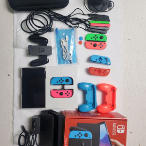 닌텐도 스위치 OLED 본체 + 게임패드 세트