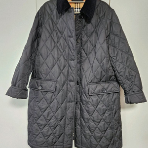 버버리 뉴데레햄/데레헴 퀼팅코트 블랙L