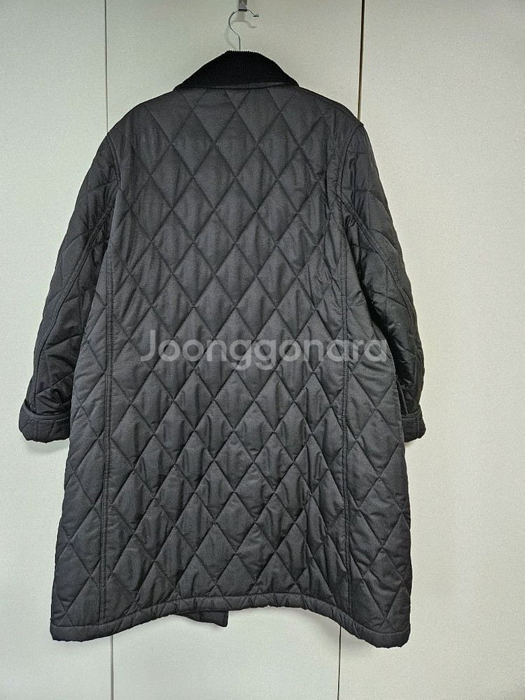 버버리 뉴데레햄/데레헴 퀼팅코트 블랙L--1