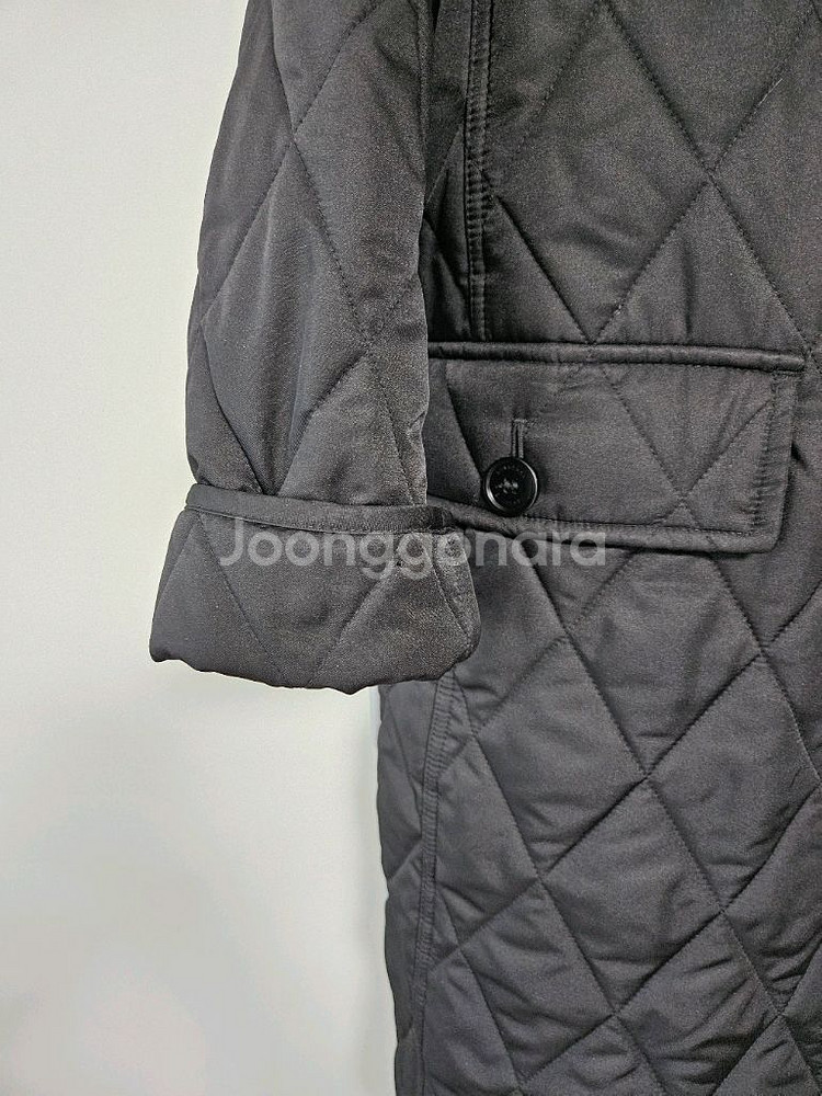 버버리 뉴데레햄/데레헴 퀼팅코트 블랙L--2