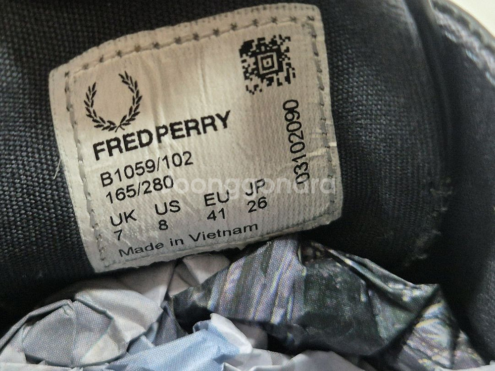 프레드페리 남성 스니커즈 260--8