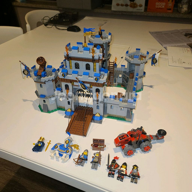 레고 70404 중세 캐슬 왕의 성 말바딩 신형말 완무기사--0