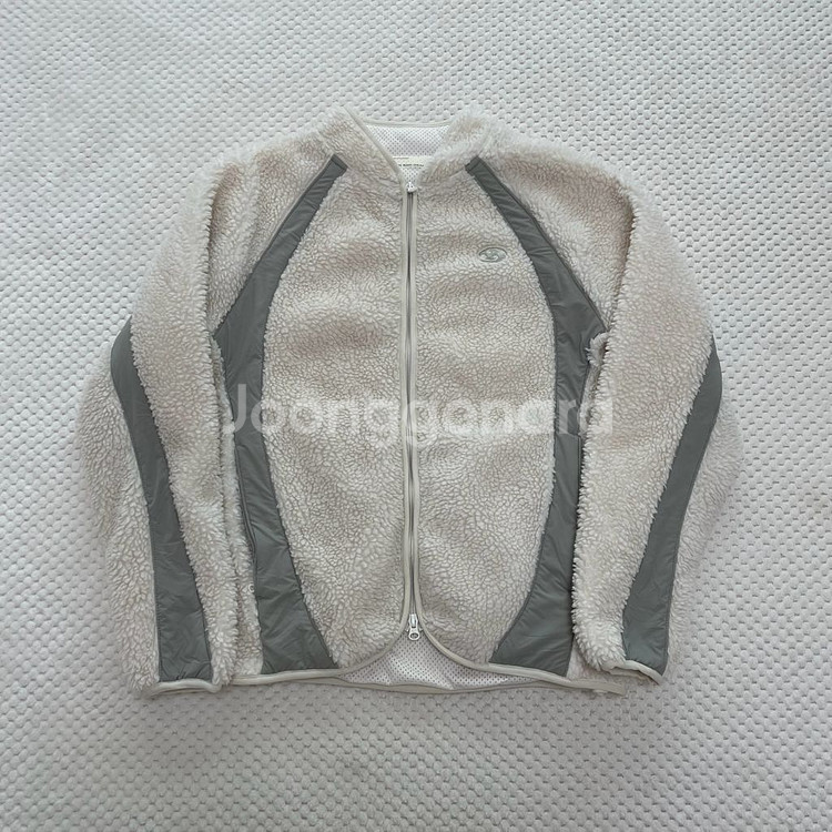 [1] 산산기어 플리스 자켓 아이보리 후리스 점퍼--0