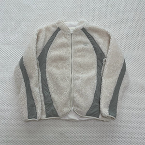 [1] 산산기어 플리스 자켓 아이보리 후리스 점퍼