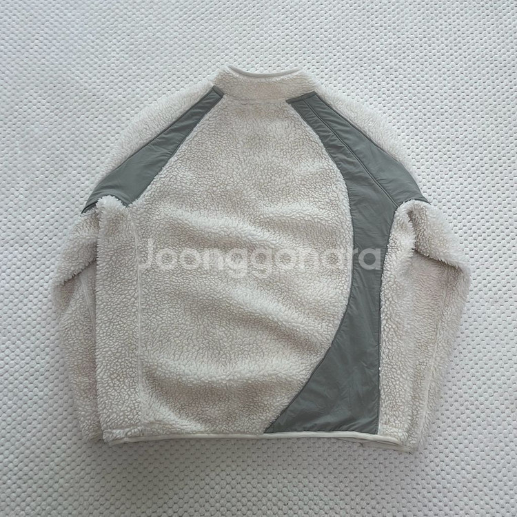 [1] 산산기어 플리스 자켓 아이보리 후리스 점퍼--1