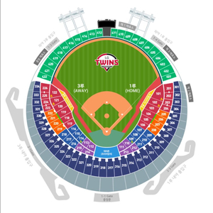 잠실 원정 응원전 1루 테이블석