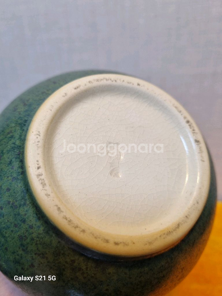 [일본 도자기] 청동유 호로형 화병 - 타치바나 요시 작품--7