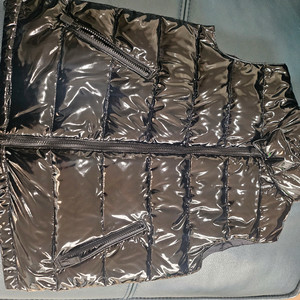 ASPESI 패딩 조끼 블랙 색상 S 사이즈