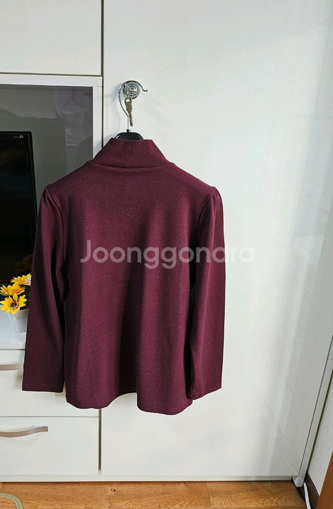 여성 반목폴라 티셔츠 #95사이즈 #이너웨어티--1