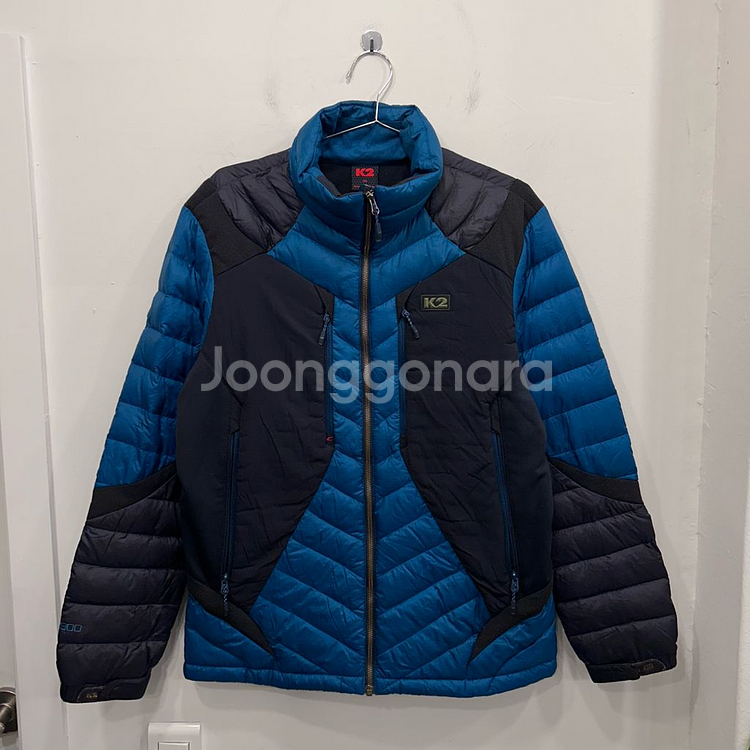 K2 구스다운 시그니처 퀼팅 하이넥 경량패딩--1